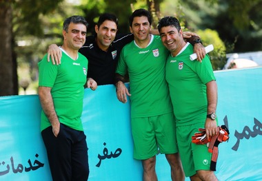 حضور هاشمیان و پورعلی گنجی در تمرین صبح تیم امید+ عکس
