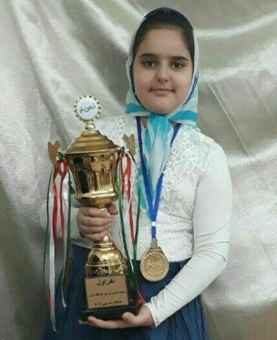 کسب مقام اول دانش آموز گیلانی در مسابقه های کشوری چرتکه