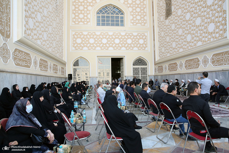 مراسم سالگرد مادر حجت الاسلام و المسلمین ساعدی در حرم امام خمینی‎ (س)