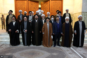تجدید میثاق اعضای مجمع روحانیون مبارز با آرمان های حضرت امام خمینی (س)