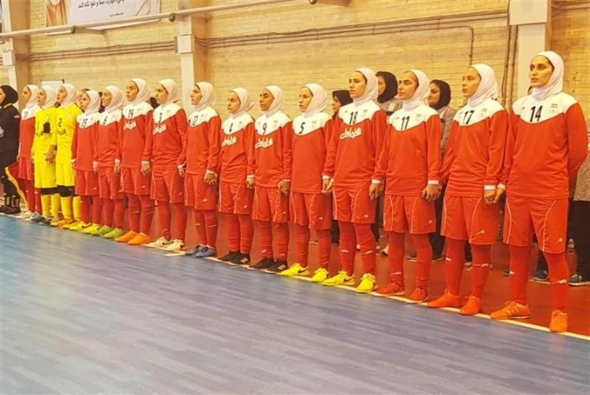 برتری تیم ملی فوتسال بانوان ایران مقابل چین
