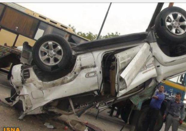یک کشته و 6 مصدوم براثر واژگونی یکدستگاه خودرو در قزوین