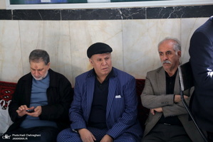 مراسم تشییع و خاکسپاری همشیره مرحوم آیت الله شهاب الدین اشراقی