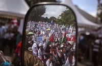 تظاهرات مقابل سفارت آمریکا در اندونزی