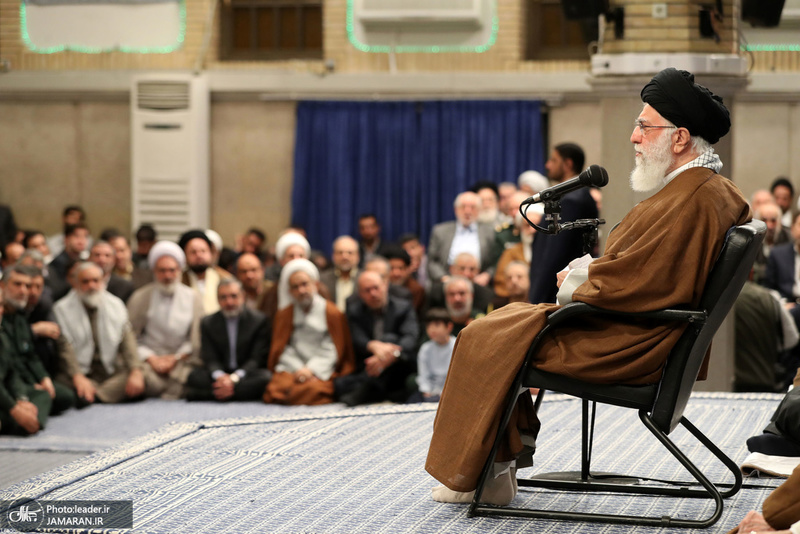 دیدار مسئولان نظام و میهمانان کنفرانس وحدت اسلامى‌ با رهبر معظم انقلاب