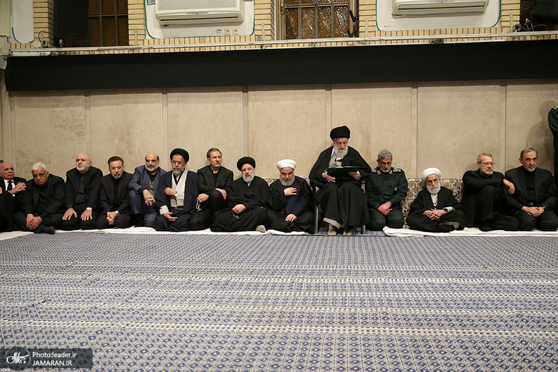 مراسم بزرگداشت شهید حاج قاسم سلیمانی و همرزمانش در حسینیه امام خمینی (ره)
