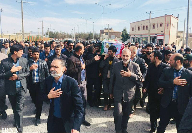 پیکر جانباز سرافراز شهید کیخا در زاهدان تشییع و خاکسپاری شد