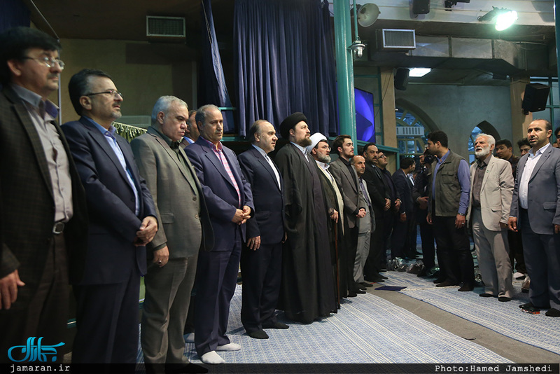 دیدار وزیر ورزش و جوانان و جمعی از ورزشکاران با سید حسن خمینی 