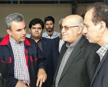 وزیر صنعت و معدن از چند طرح صنعتی کرمانشاه بازدید کرد