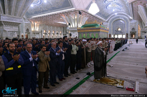 مراسم خاکسپاری حجت الاسلام و المسلمین حمیدزاده(ره) در حرم امام خمینی(س)