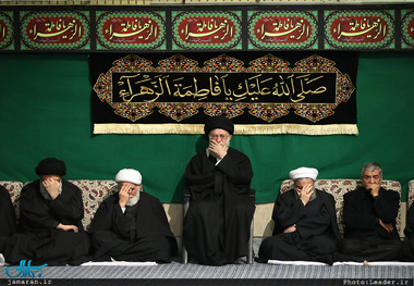 مراسم عزاداری شام شهادت حضرت فاطمه زهرا (س) در حسینیه امام خمینی