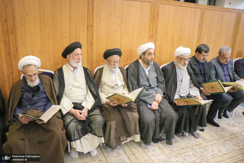 مراسم بزرگداشت آیت موسوی تبریزی در قم