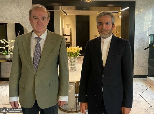 دیدار مذاکره کننده ارشد ایران با نماینده اتحادیه اروپا در مذاکرات برجامی