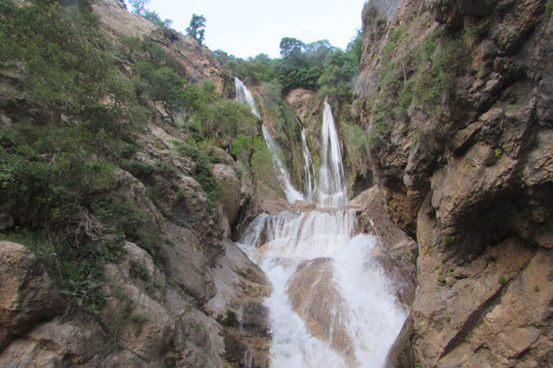 آبشار موری چشم اندازی دلنواز در شمال خوزستان