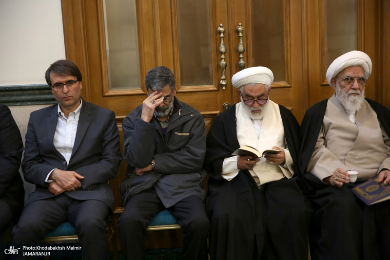 مراسم ترحیم پدر همسر حجت الاسلام و المسلمین سید سراج الدین موسوی