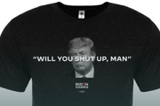 فروش تیشرت «خفه شو مرد!» در ستاد انتخاباتی بایدن + عکس