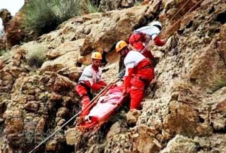 نجات کوهنورد گمشده در ارتفاعات قلعه رودخان گیلان