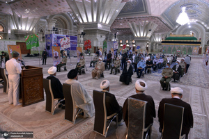 تجدید میثاق مسئولان سازمان عقیدتی سیاسی ارتش با آرمان‌های حضرت امام(س)