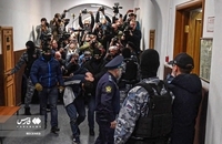 وضعیت عجیب 4 متهم حمله تروریستی مسکو در دادگاه (1)