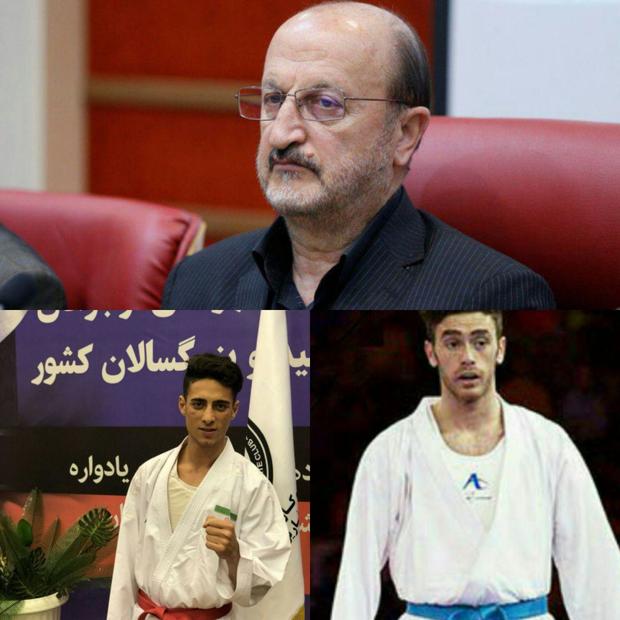 تبریک استاندارقزوین به مناسبت  کسب 2 مدال در مسابقات جهانی کاراته