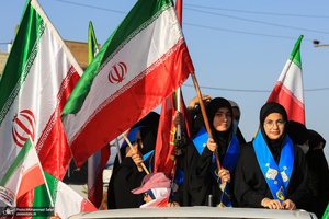 رزمایش «دختران جان‌فدای ایران» در فسا