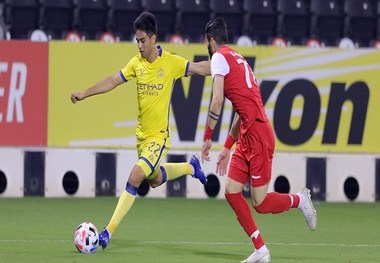 آمار نیمه اول دیدار پرسپولیس و النصر
