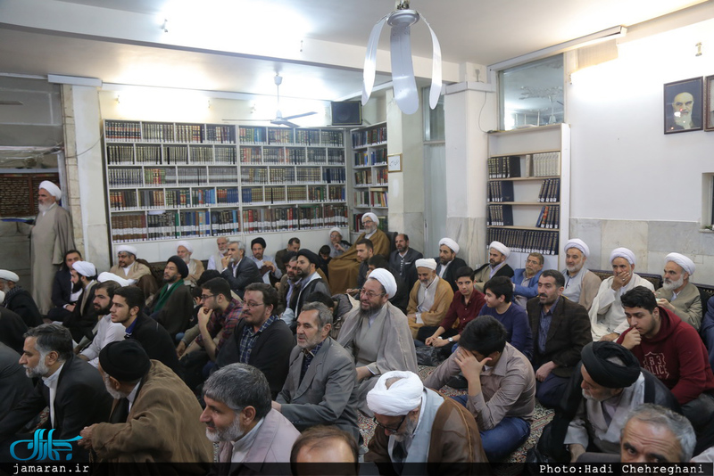 جشن ولادت حضرت زهرا(س) و تولد حضرت امام خمینی(ره) در بیت آیت الله العظمی صانعی