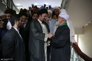 دیدار مهمانان خارجی سی و هفتمین کنفرانس وحدت اسلامی با سیدحسن خمینی