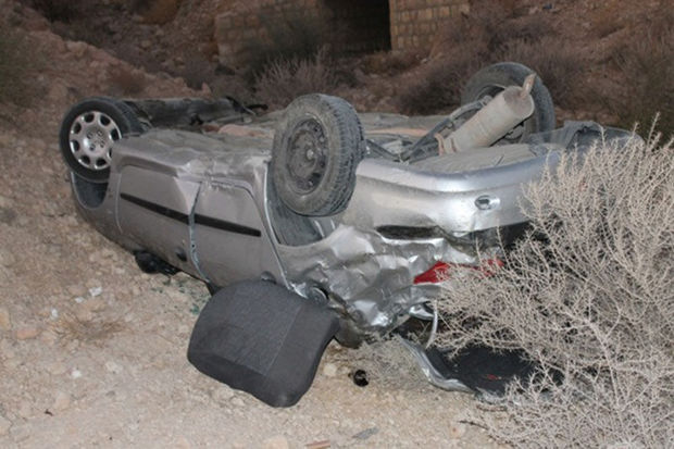 واژگونی خودرو اتباع خارجی در مهریز، یک کشته و هفت مصدوم برجا گذاشت