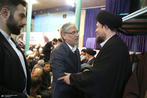 مراسم سالگرد رحلت آیت‌الله سید محمد موسوی بجنوردی در حسینیه جماران  -2