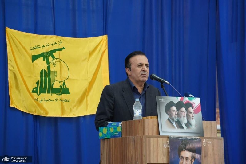 مراسم سی و هفتمین سالگرد بزرگداشت امام خمینی (س) در روستای خیارج استان قزوين