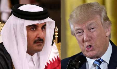 بحران کنونی خلیج فارس موضوع گفت و گوی تلفنی ترامپ و امیر قطر