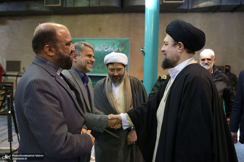 مراسم جشن میلاد امام حسین (ع) و روز پاسدار در حسینیه جماران‎‎