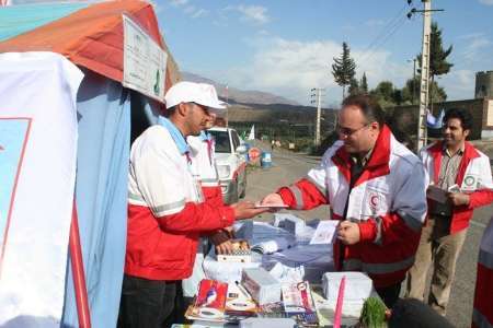 مراجعه 284 هزار مسافر به پست‌های سلامت هلال احمر آذربایجان غربی