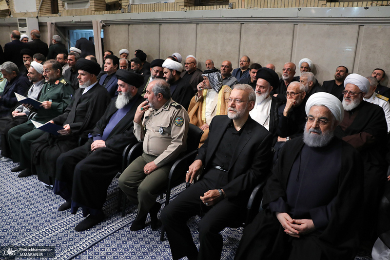 مراسم بزرگداشت رئیس‌جمهور شهید و همراهان گرامی ایشان با حضور رهبر انقلاب