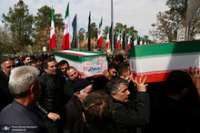 حال و هوای بهشت زهرا (س) در روزهای تشییع شهدای جنگ رمضان