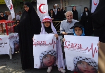 اجرای برنامه های ویژه کودکان در راهپیمایی روز قدس