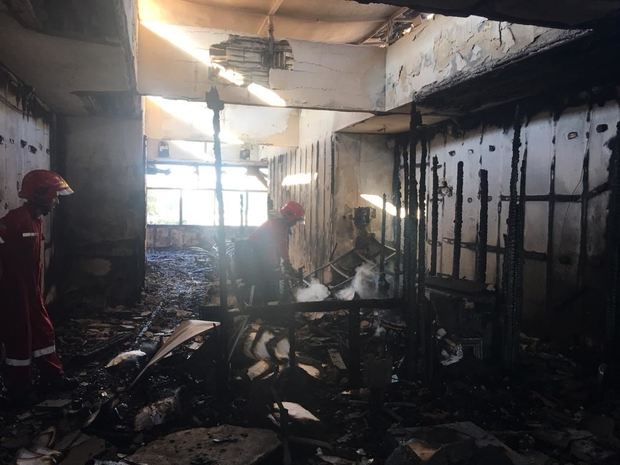 آتش سوزی هتل سفیر قشم خسارت جانی نداشت