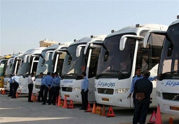 اتوبوس های زائران اربعین در خروجی شهرری کنترل کیفی می شوند