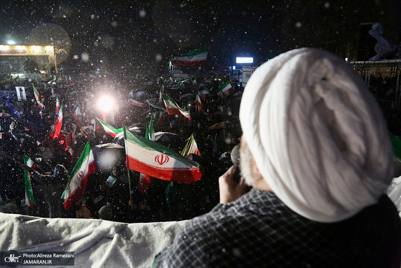 اجتماع مردمی در میدان تجریش تهران