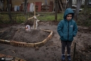 عکسی دردناک از جنگ اوکراین