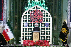 آئین خطبه خوانی شب شهادت امام رضا (ع) در حرم مطهر رضوی