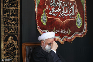 مراسم عزاداری حضرت سید الشهدا(ع) با حضور روحانی