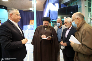 دیدار مفتی اعظم و سفیر کرواسی در ایران با سید حسن خمینی