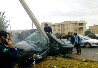 سرعت غیر مجاز در ایلام جان جوان 25 ساله را گرفت