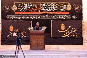 عزاداری دانشجویان دانشگاه علوم پزشکی بقیه الله (عج) در حرم امام خمینی (س)
