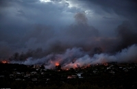 آتش سوزی یونان
