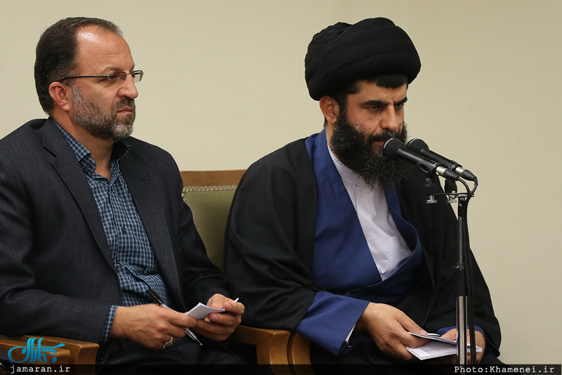 دیدار دست‌اندرکاران کنگره روحانی شهید صدوق گلپایگانی و ۳۷۲ شهید گلپایگان با رهبر معظم انقلاب 