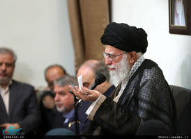 دیدار مدال‌آوران کاروان ورزشی ایران در بازی‌های آسیایی با رهبر معظم انقلاب