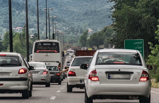 آزادراه های قزوین با ترافیک سنگین روبرو هستند